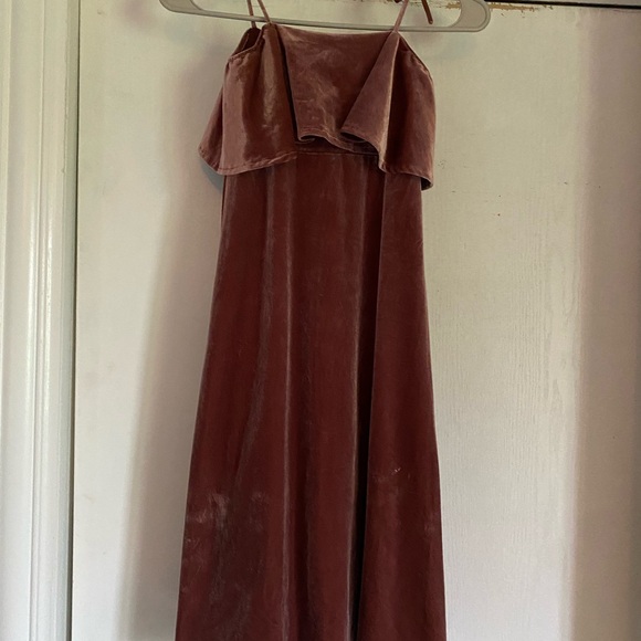 Revelry Kids Riley Convertible Velvet Flower Girl/Junior Bridesmaid Dress - Picture 3 of 6